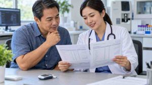 Pasien berkonsultasi tentang hasil gula darah tinggi tetapi HbA1c normal